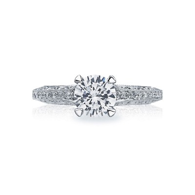 Tacori Crescent 18 Karat Engagement Ring 2616RD65W