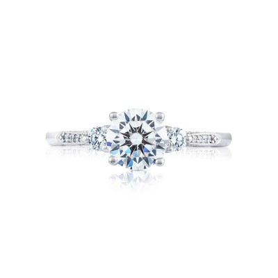Tacori 2657RD65W 18k White Gold Ladies Engagement Ring