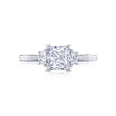 2658PR6 Platinum Simply Tacori Engagement Ring