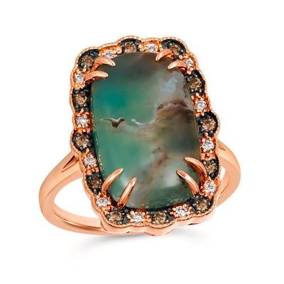 Le Vian® Ring featuring 6 cts. Peacock Aquaprase