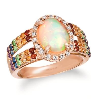 Le Vian® Ring featuring 1 1/5 cts. Neopolitan Opal