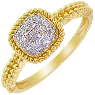 Dabakarov Diamond Fashion Ring in 14kt Yellow Gold (1/10ct tw)