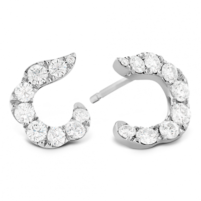 Lorelei Crescent Diamond Earrings