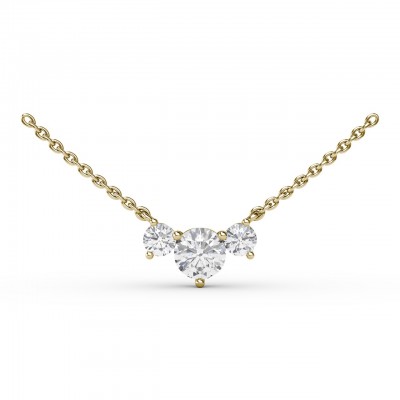 Trio Diamond Necklace 