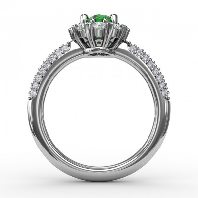 Blossoming Halo Ring 
