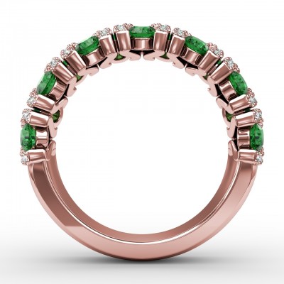 Make A Statement Emerald And Diamond Ring 