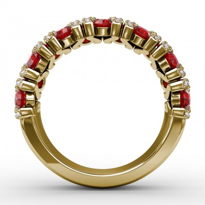 Make A Statement Ruby And Diamond Ring 