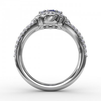 Make A Statement Sapphire and Diamond Ring 