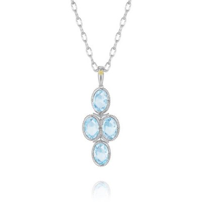 Classic Rock Oval Simply Gem Pendant    