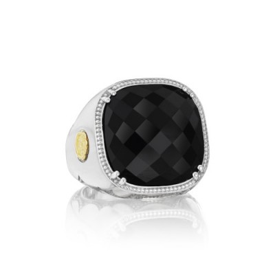 City Lights After Dark Cushion Cut Gem Ring    