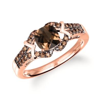 Le Vian Chocolatier® Ring featuring 7/8 cts. Chocolate Quartz