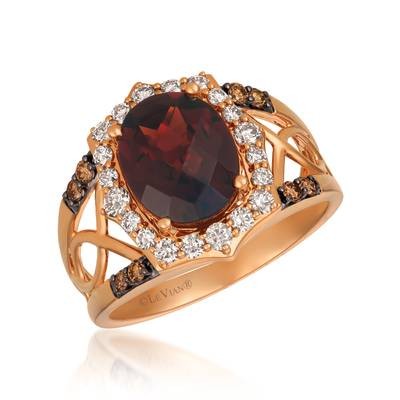 Le Vian Ring featuring 3 1 5 cts. Pomegranate Garnet