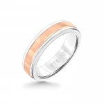 6mm White Tungsten Carbide Ring