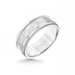 8mm White Tungsten Carbide Ring 11-2400WCW8-G.00