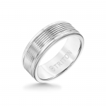 8mm White Tungsten Carbide Ring 11-2409WCW8-G.00