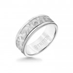 8mm White Tungsten Carbide Ring 11-2413WCW8-G.00