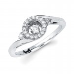Shimmering Diamonds® Crossover Circle Ring SD14F86