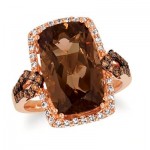 Le Vian Creme Brulee® Ring featuring 6 1/5 cts. Chocolate Quartz