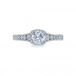Tacori Crescent Platinum Engagement Ring HT2515RD5512X