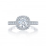 HT2522CU65 Platinum Tacori Blooming Beauties Engagement Ring