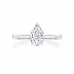 Tacori P100PS85X55FW 14 karat Coastal Crescent Engagement Ring