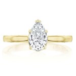Tacori P100PS85X55FY 14 karat Coastal Crescent Engagement Ring