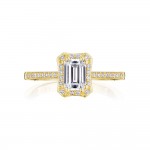 Tacori P103EC65X45FY 14 Karat Coastal Crescent Engagement Ring