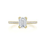 Tacori  P104EC75X55FY 14 Karat Coastal Crescent Emerald Solitaire Engagement Ring