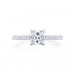 Tacori P104PR55FW 14 Karat Coastal Crescent Engagement Ring