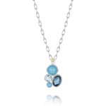 Classic Rock Simply Gem Cluster Pendant    