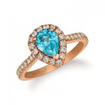 14K Strawberry Gold® Blueberry Zircon™ 1 7/8 cts. Ring