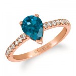 Le Vian® Ring featuring 1 cts. Deep Sea Blue Topaz™