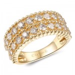 14K Honey Gold™ Ring with Nude Diamonds™ 1 3/8 cts.