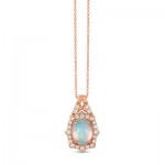 14K Strawberry Gold® Neopolitan Opal™ 1 1/5 cts. Pendant