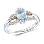 Le Vian® Ring featuring 3/8 cts. Blue Topaz