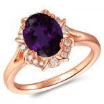 14K Strawberry Gold® Grape Amethyst™ 1 3/4 cts. Ring