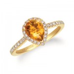 14K Honey Gold™ Cinnamon Citrine® 7/8 cts. Ring