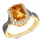 14K Honey Gold™ Cinnamon Citrine® 2 cts. Ring