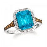 Le Vian® Ring featuring 3 1/2 cts. Blue Topaz