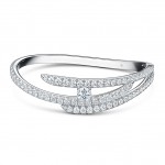 VELA TRIPLE ROW PAVÉ BANGLE