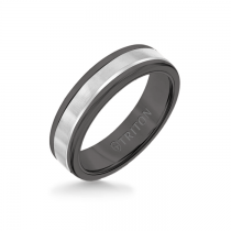 6mm Black Tungsten Carbide Ring 11-2400BCW6-G.00