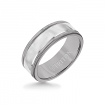 8mm Grey Tungsten Carbide Ring 11-2400CW8-G.00