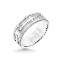 8mm White Tungsten Carbide Ring 11-2417WCW8-G.00