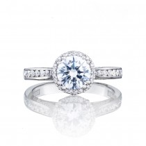 2646-25RDR65 Platinum Tacori Dantela Engagement Ring