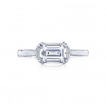 Emerald Solitaire Engagement Ring