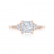 2659PR65PK 18 Karat Simply Tacori Round 3-Stone Engagement Ring