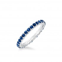 Stackable Sapphire Eternity Band
