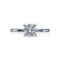 40-15RD6 Platinum Tacori Sculpted Crescent Engagement Ring