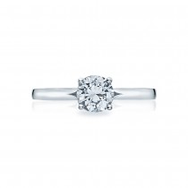 Simply Tacori Platinum Diamond Solitaire Engagement Ring 50RD6