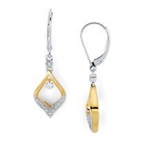 Shimmering Diamonds® Dangling Tear Drop Earrings SD13E06